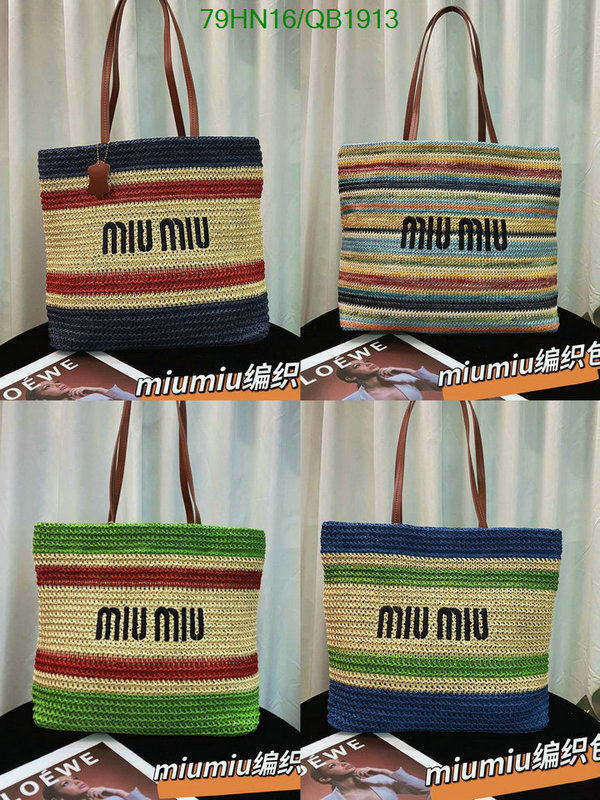 Miu Miu Bag-(4A)-Handbag- Code: QB1913 $: 79USD