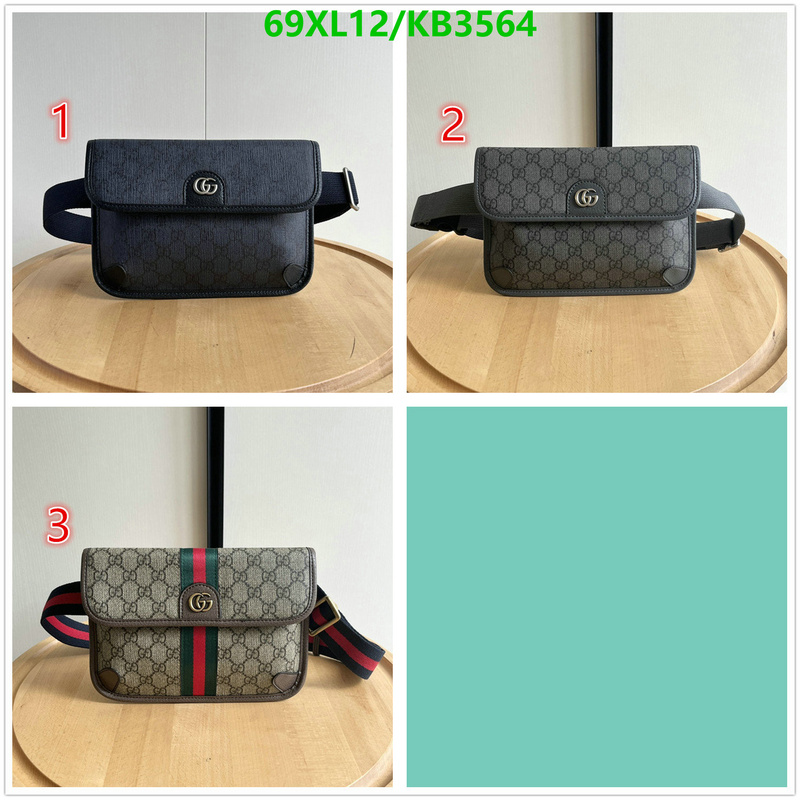 Gucci Bag-(4A)-Belt Bag-Chest Bag-- Code: KB3564 $: 69USD