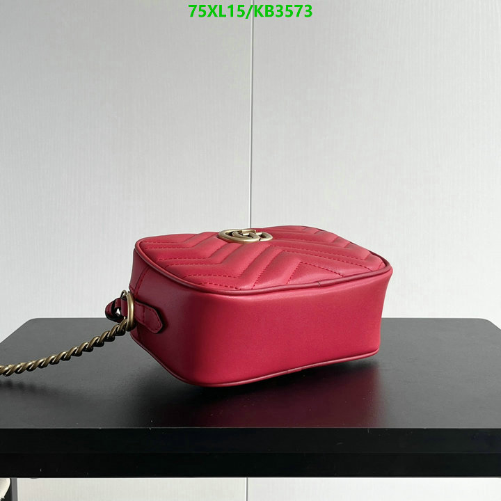 Gucci Bag-(4A)-Marmont Code: KB3573 $: 75USD