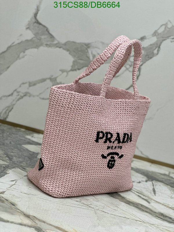 Prada Bag-(Mirror)-Handbag- Code: DB6664 $: 315USD