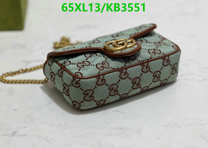 Gucci Bag-(4A)-Marmont Code: KB3551 $: 65USD