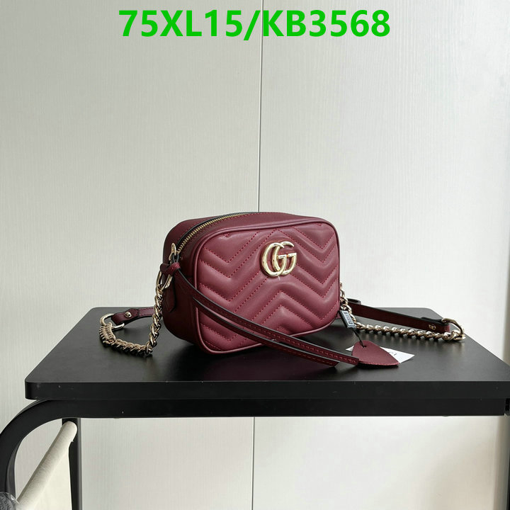 Gucci Bag-(4A)-Marmont Code: KB3568 $: 75USD