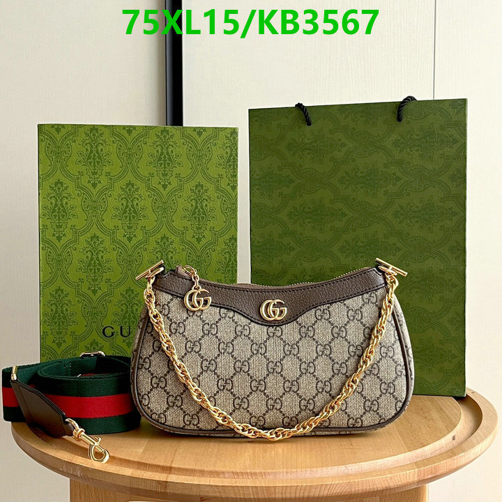 Gucci Bag-(4A)-Crossbody- Code: KB3567 $: 75USD