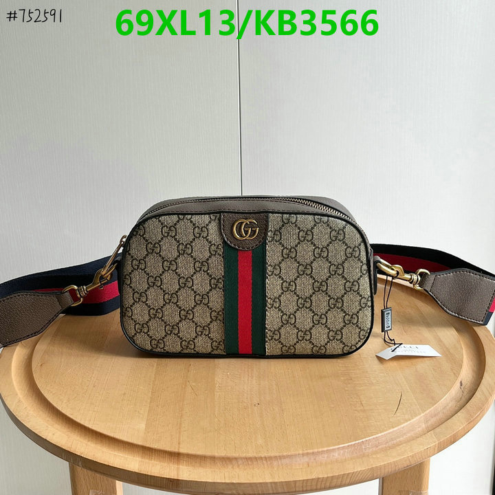 Gucci Bag-(4A)-Crossbody- Code: KB3566 $: 69USD