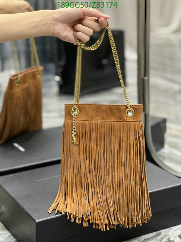 YSL Bag-(Mirror)-Crossbody- Code: ZB3174 $: 189USD