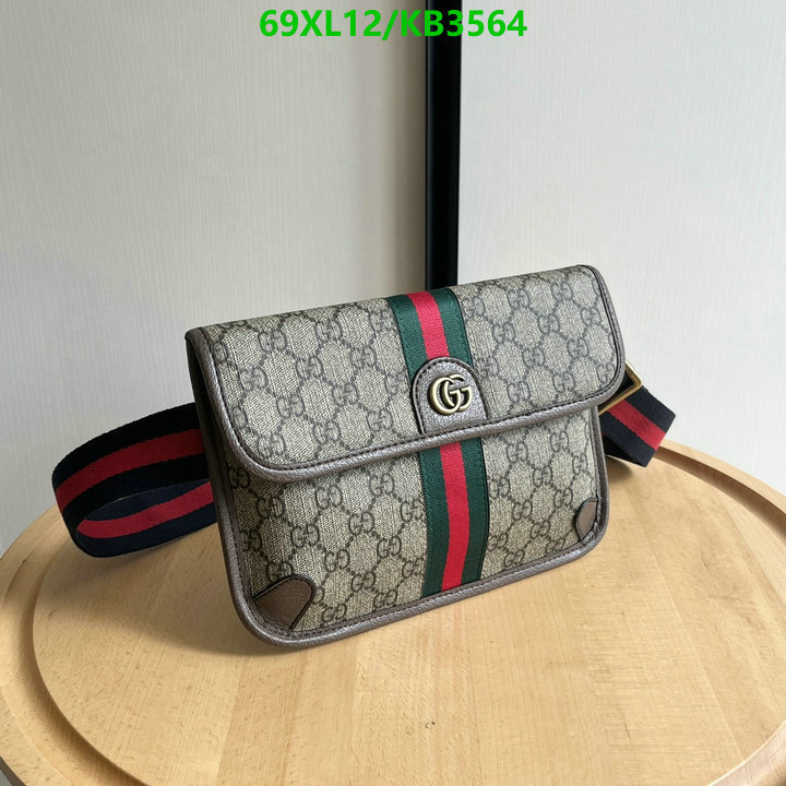 Gucci Bag-(4A)-Belt Bag-Chest Bag-- Code: KB3564 $: 69USD