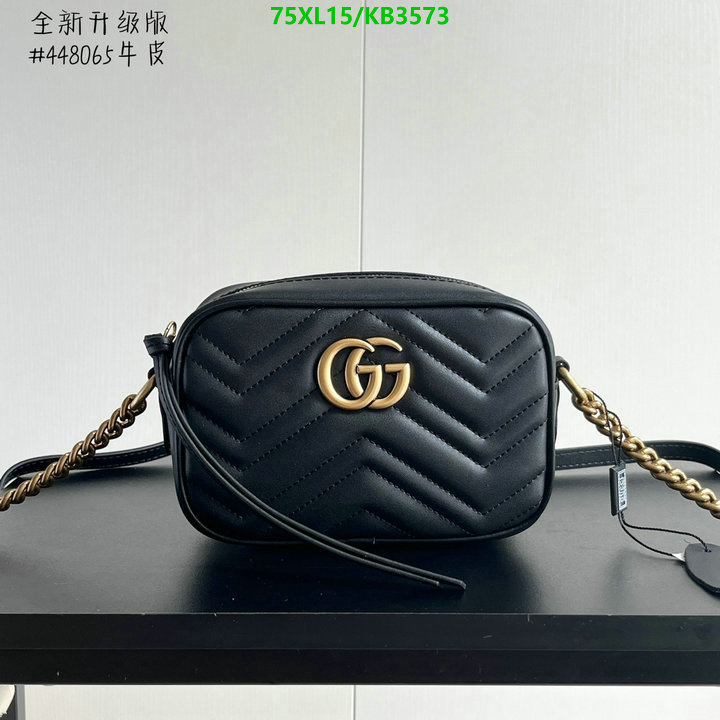 Gucci Bag-(4A)-Marmont Code: KB3573 $: 75USD