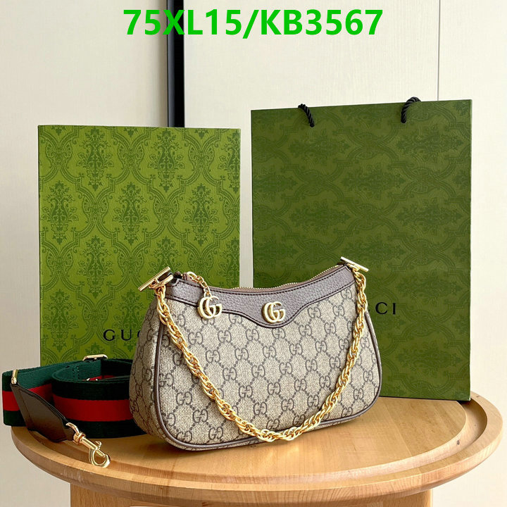 Gucci Bag-(4A)-Crossbody- Code: KB3567 $: 75USD