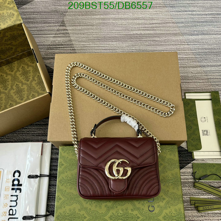 Gucci Bag-(Mirror)-Marmont Code: DB6557 $: 209USD