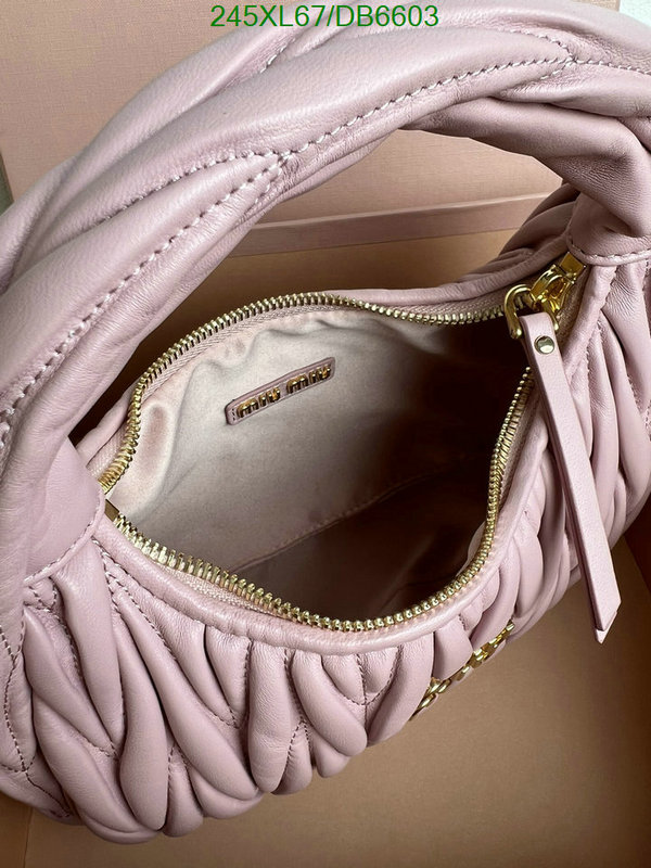 Miu Miu Bag-(Mirror)-Crossbody- Code: DB6603 $: 245USD