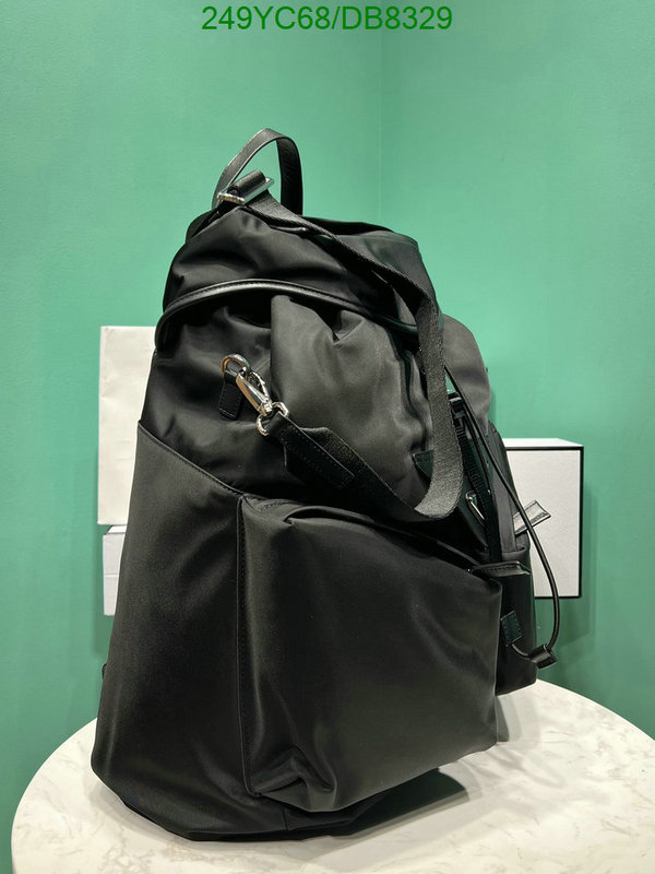 Prada Bag-(Mirror)-Backpack- Code: DB8329 $: 249USD