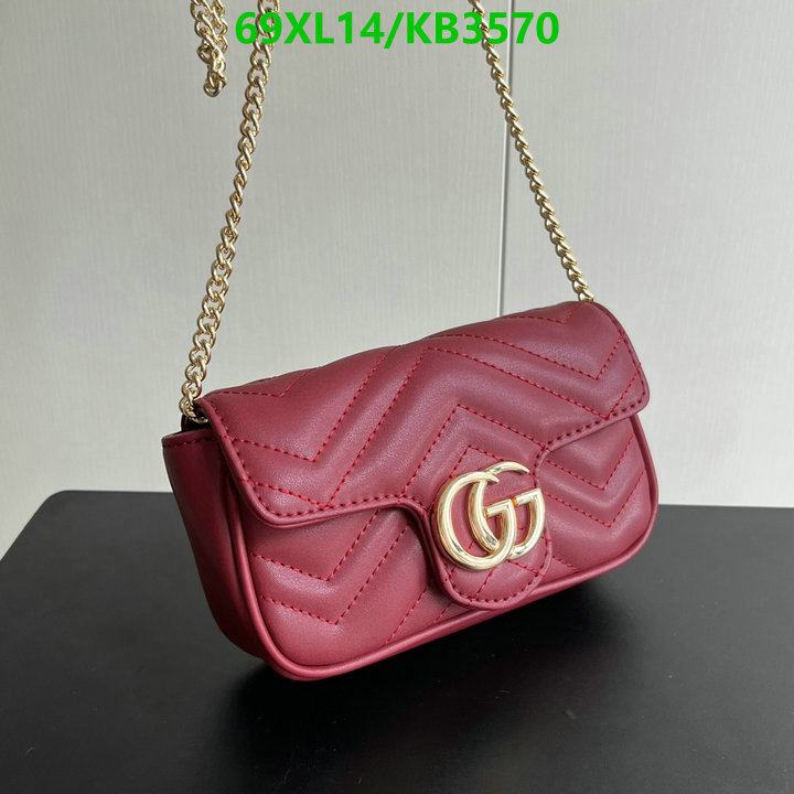 Gucci Bag-(4A)-Marmont Code: KB3570 $: 69USD