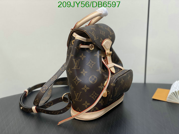 LV Bag-(Mirror)-Backpack- Code: DB6597 $: 209USD