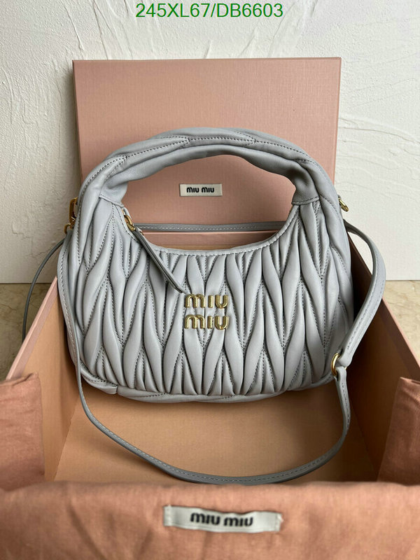 Miu Miu Bag-(Mirror)-Crossbody- Code: DB6603 $: 245USD