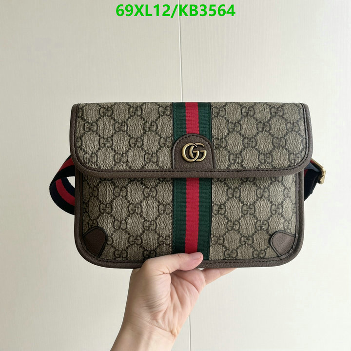 Gucci Bag-(4A)-Belt Bag-Chest Bag-- Code: KB3564 $: 69USD