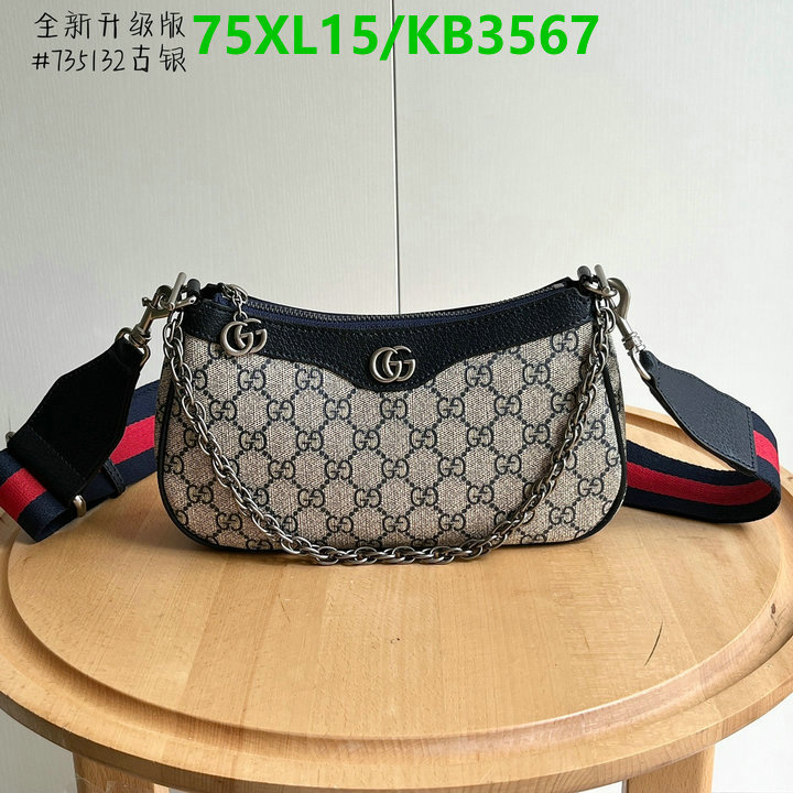 Gucci Bag-(4A)-Crossbody- Code: KB3567 $: 75USD