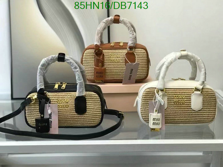 Miu Miu Bag-(4A)-Handbag- Code: DB7143 $: 85USD