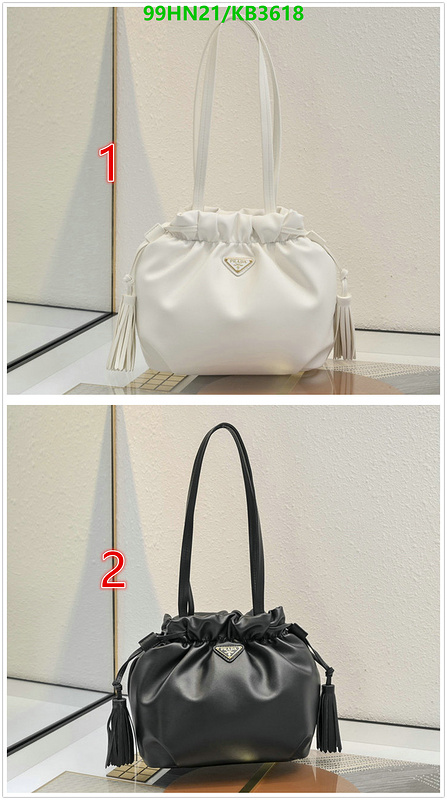 Prada Bag-(4A)-Bucket Bag- Code: KB3618 $: 99USD