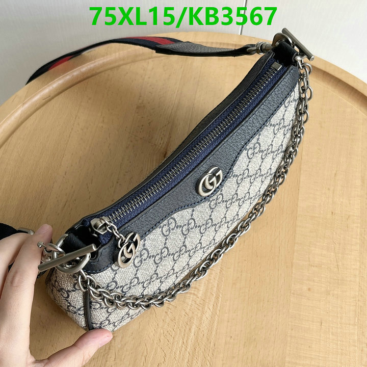 Gucci Bag-(4A)-Crossbody- Code: KB3567 $: 75USD