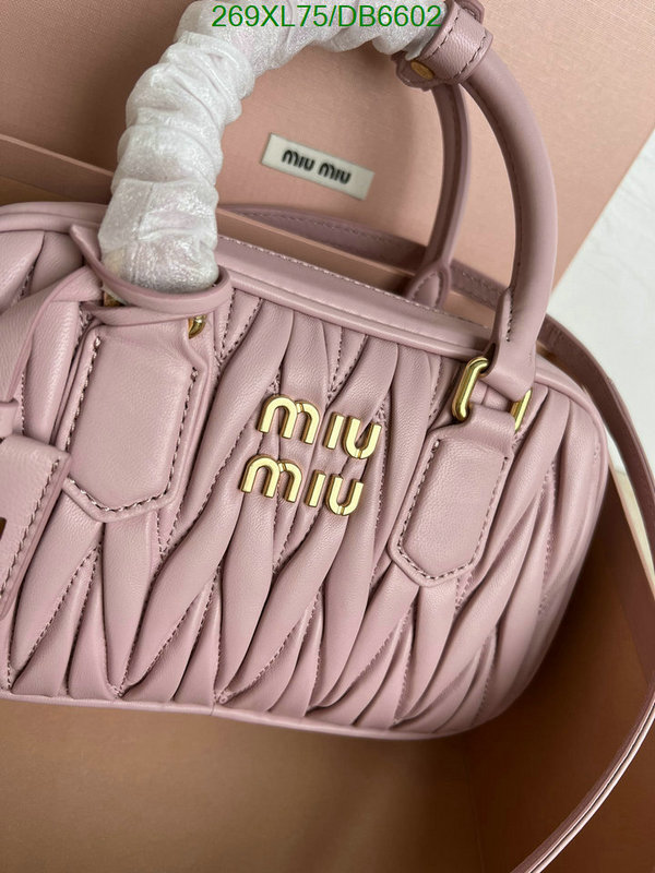 Miu Miu Bag-(Mirror)-Crossbody- Code: DB6602 $: 269USD