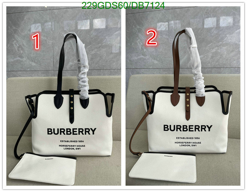 Burberry Bag-(Mirror)-Handbag- Code: DB7124 $: 229USD