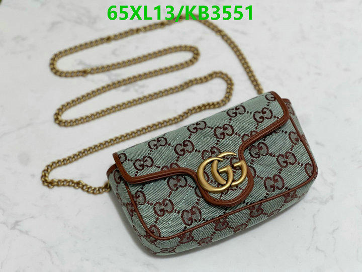 Gucci Bag-(4A)-Marmont Code: KB3551 $: 65USD