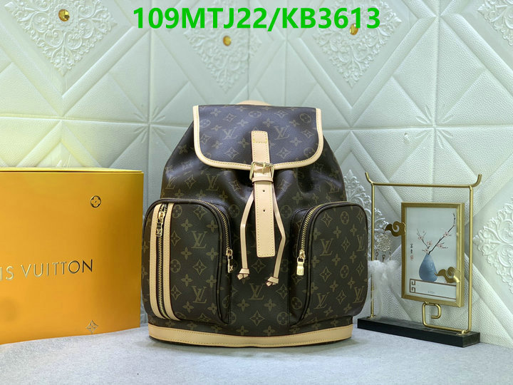 LV Bag-(4A)-Backpack- Code: KB3613 $: 109USD