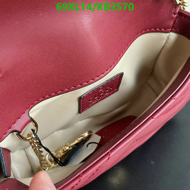 Gucci Bag-(4A)-Marmont Code: KB3570 $: 69USD