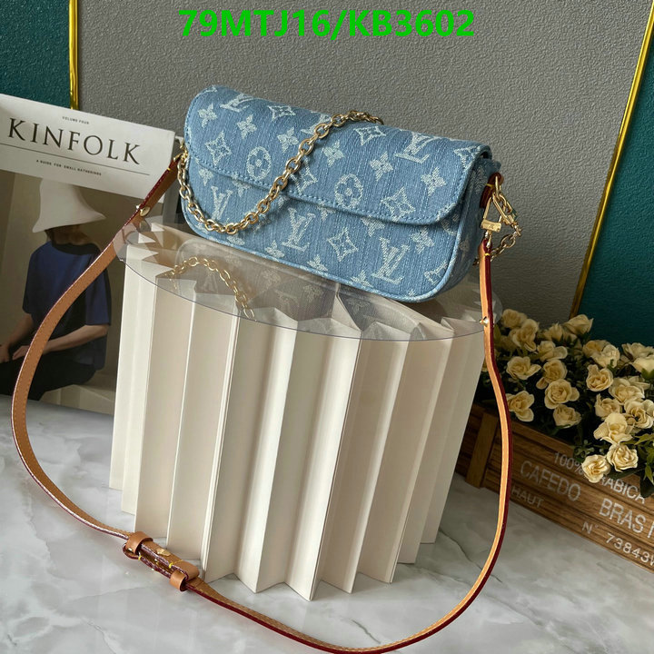 LV Bag-(Mirror)-Handbag- Code: KB3602 $: 79USD