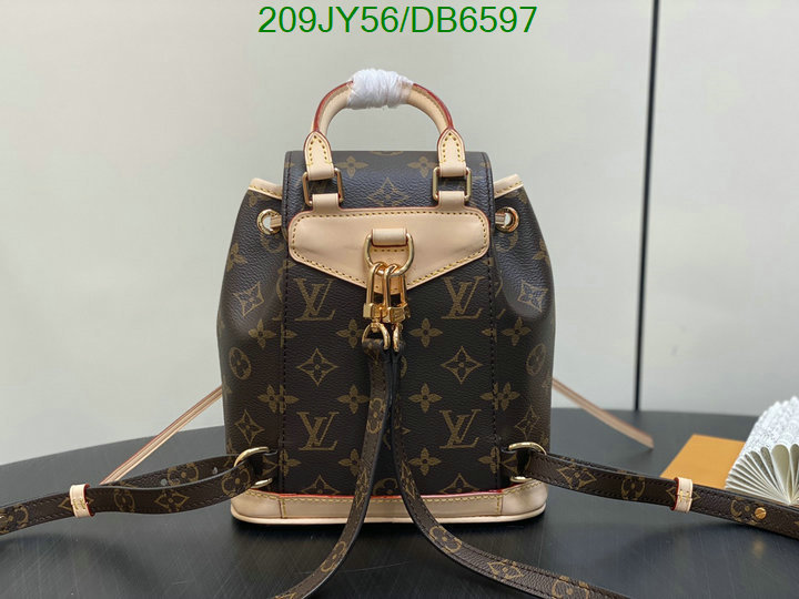 LV Bag-(Mirror)-Backpack- Code: DB6597 $: 209USD