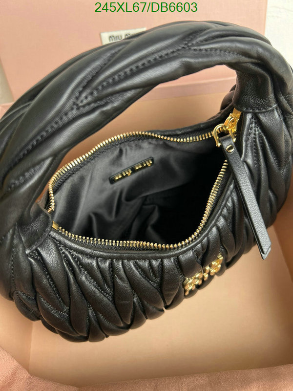 Miu Miu Bag-(Mirror)-Crossbody- Code: DB6603 $: 245USD