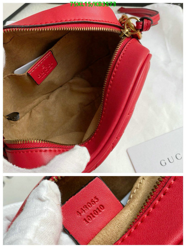 Gucci Bag-(4A)-Marmont Code: KB3573 $: 75USD