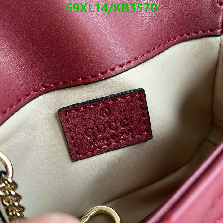 Gucci Bag-(4A)-Marmont Code: KB3570 $: 69USD