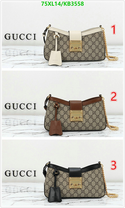 Gucci Bag-(4A)-Padlock- Code: KB3558 $: 75USD