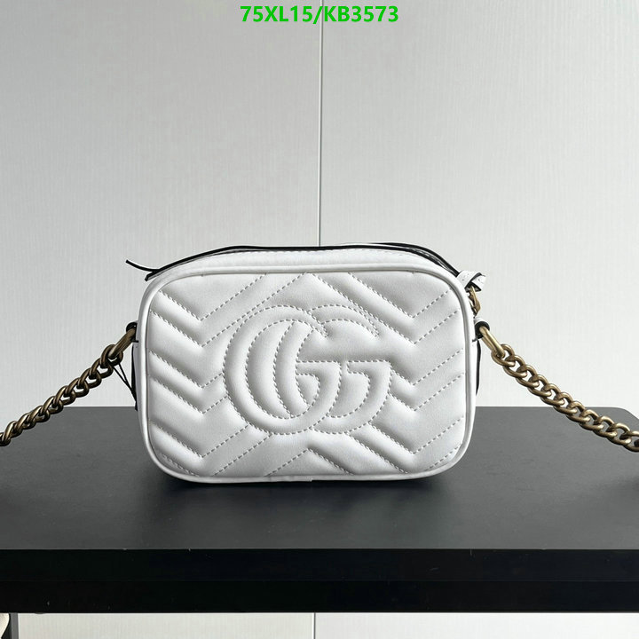 Gucci Bag-(4A)-Marmont Code: KB3573 $: 75USD