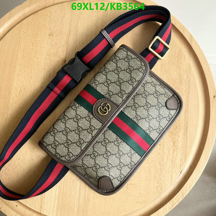 Gucci Bag-(4A)-Belt Bag-Chest Bag-- Code: KB3564 $: 69USD