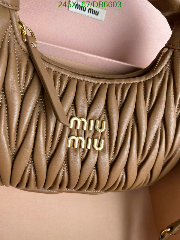 Miu Miu Bag-(Mirror)-Crossbody- Code: DB6603 $: 245USD