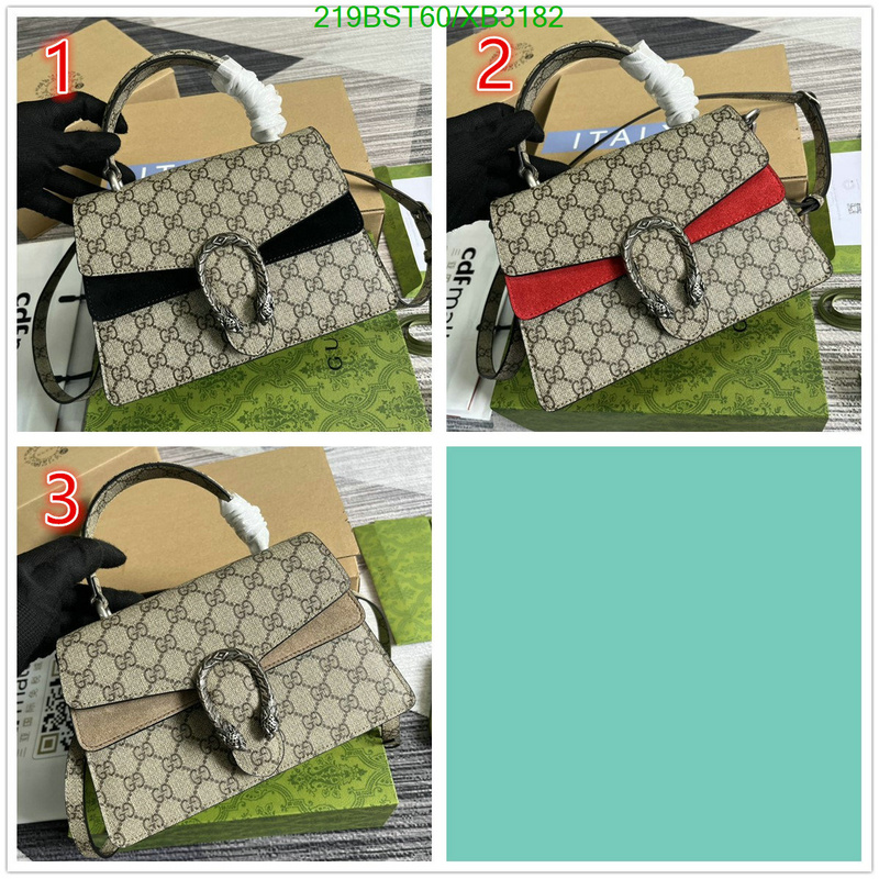 Gucci Bag-(Mirror)-Dionysus- Code: XB3182 $: 219USD