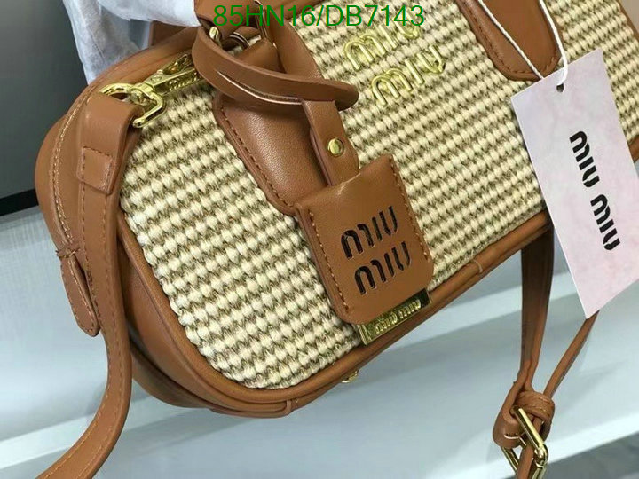 Miu Miu Bag-(4A)-Crossbody- Code: DB7143 $: 85USD