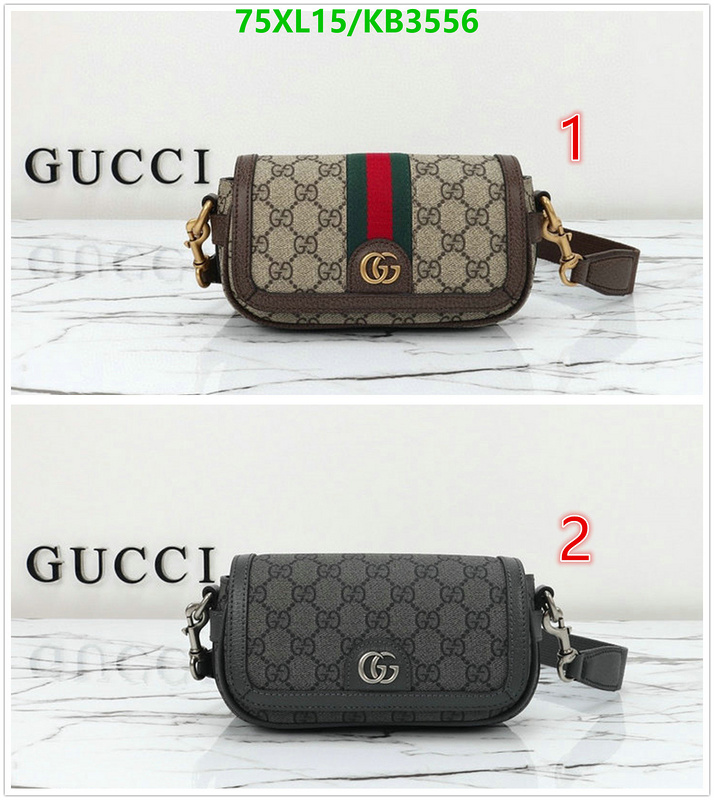 Gucci Bag-(4A)-Crossbody- Code: KB3556 $: 75USD