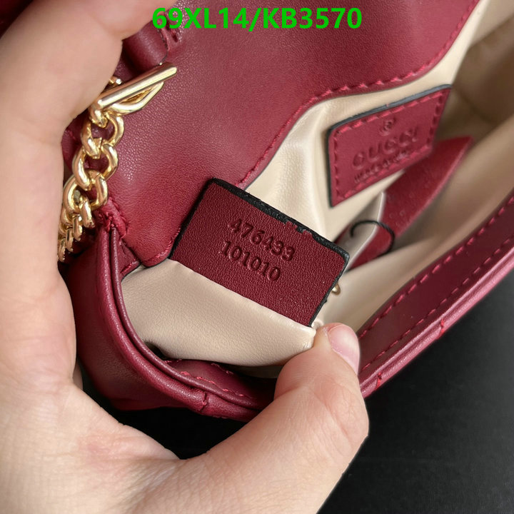 Gucci Bag-(4A)-Marmont Code: KB3570 $: 69USD