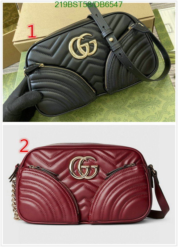 Gucci Bag-(Mirror)-Marmont Code: DB6547 $: 219USD