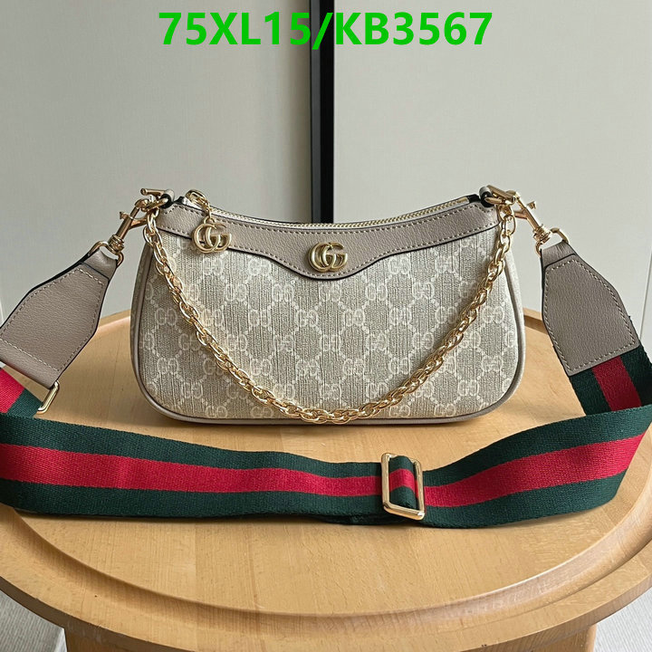 Gucci Bag-(4A)-Crossbody- Code: KB3567 $: 75USD