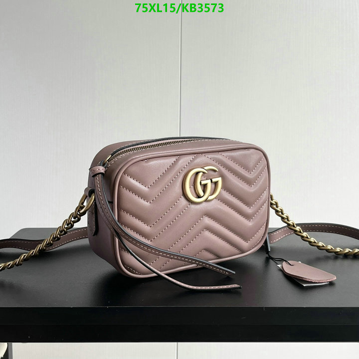 Gucci Bag-(4A)-Marmont Code: KB3573 $: 75USD