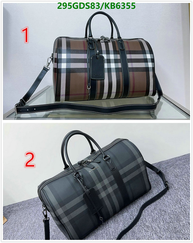 Burberry Bag-(Mirror)-Handbag- Code: KB6355 $: 295USD