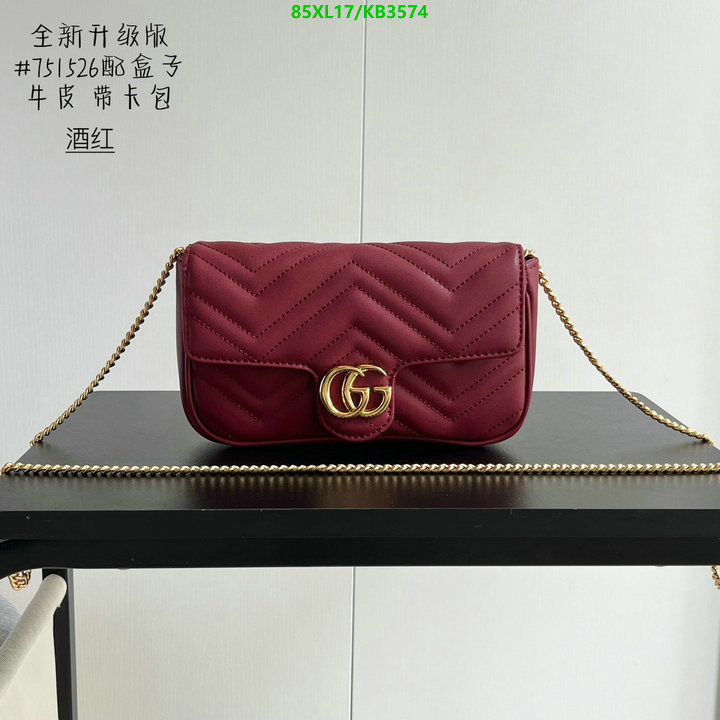 Gucci Bag-(4A)-Marmont Code: KB3574 $: 85USD