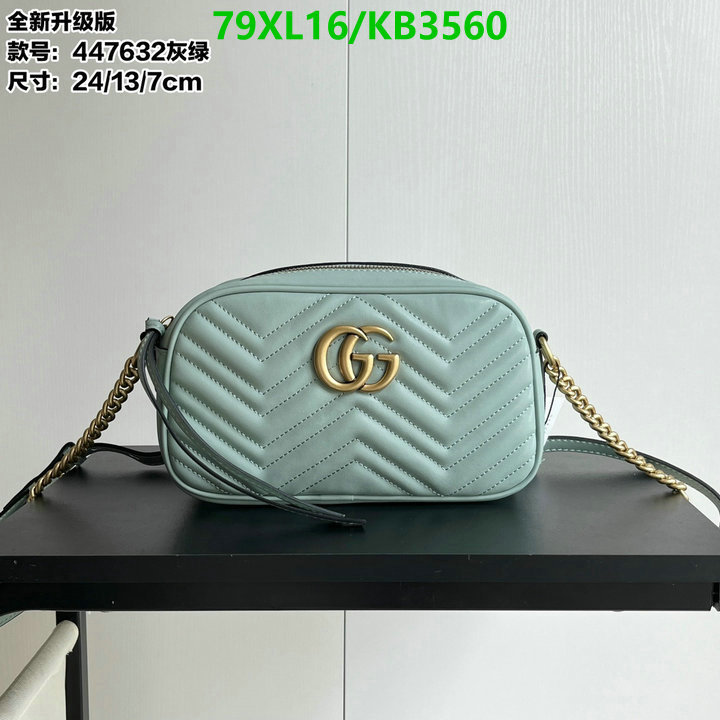 Gucci Bag-(4A)-Marmont Code: KB3560 $: 79USD