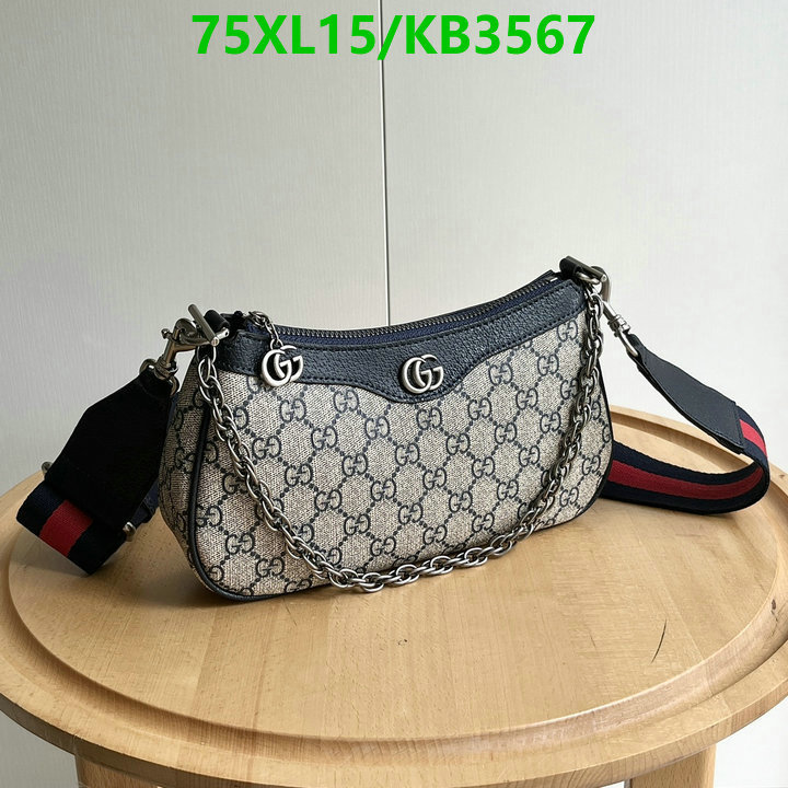 Gucci Bag-(4A)-Crossbody- Code: KB3567 $: 75USD