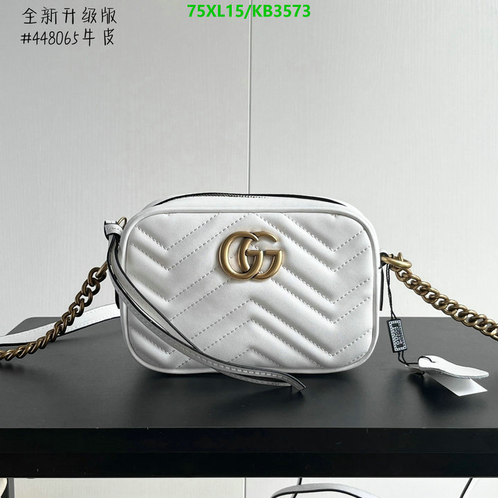 Gucci Bag-(4A)-Marmont Code: KB3573 $: 75USD