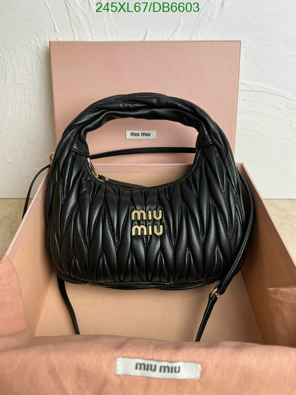 Miu Miu Bag-(Mirror)-Crossbody- Code: DB6603 $: 245USD